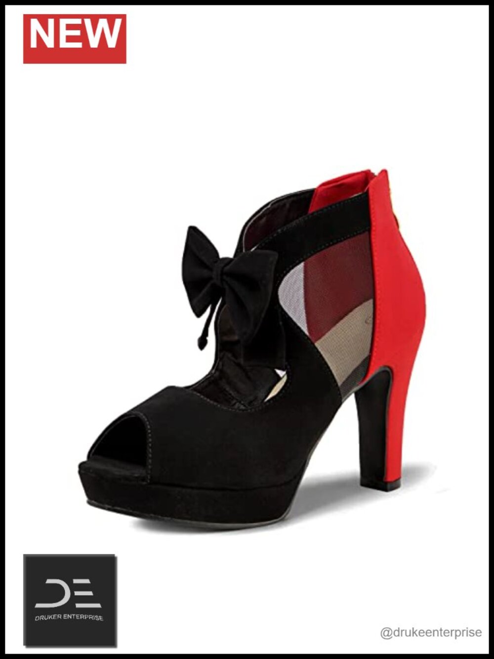 Open Toe Platform High Heel Sandals Bows Strappy Party Prom Shoes